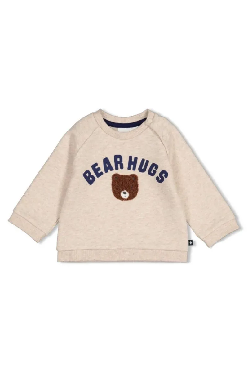 Feetje Sweater Winter Denims, taupe melange